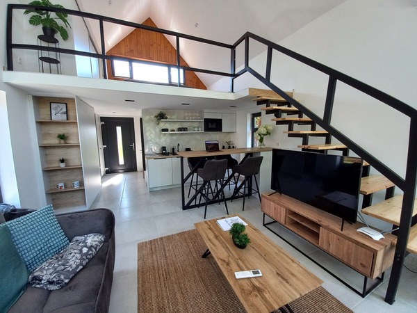 Jól felszerelt konyha a Harcsási horgásznyaralóban Békésszentandráson